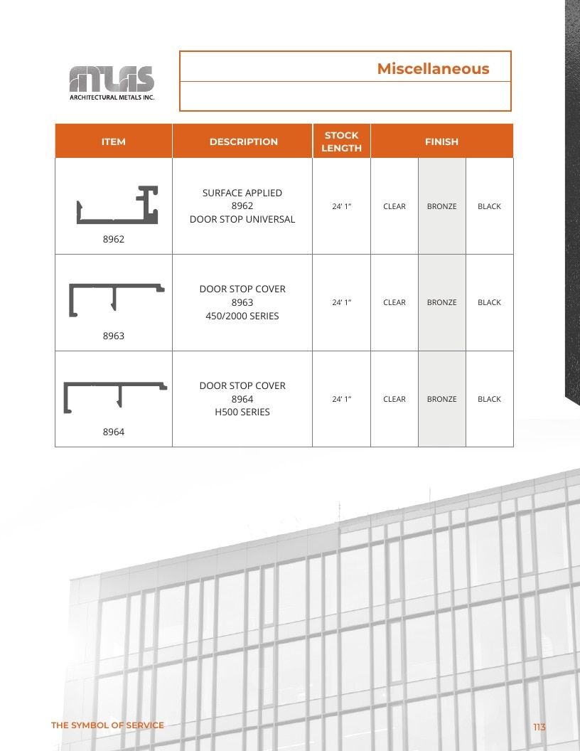 Atlas Architectural Metals Architectural Metals Catalog Weekly Ad January 1 - December 31, 2026