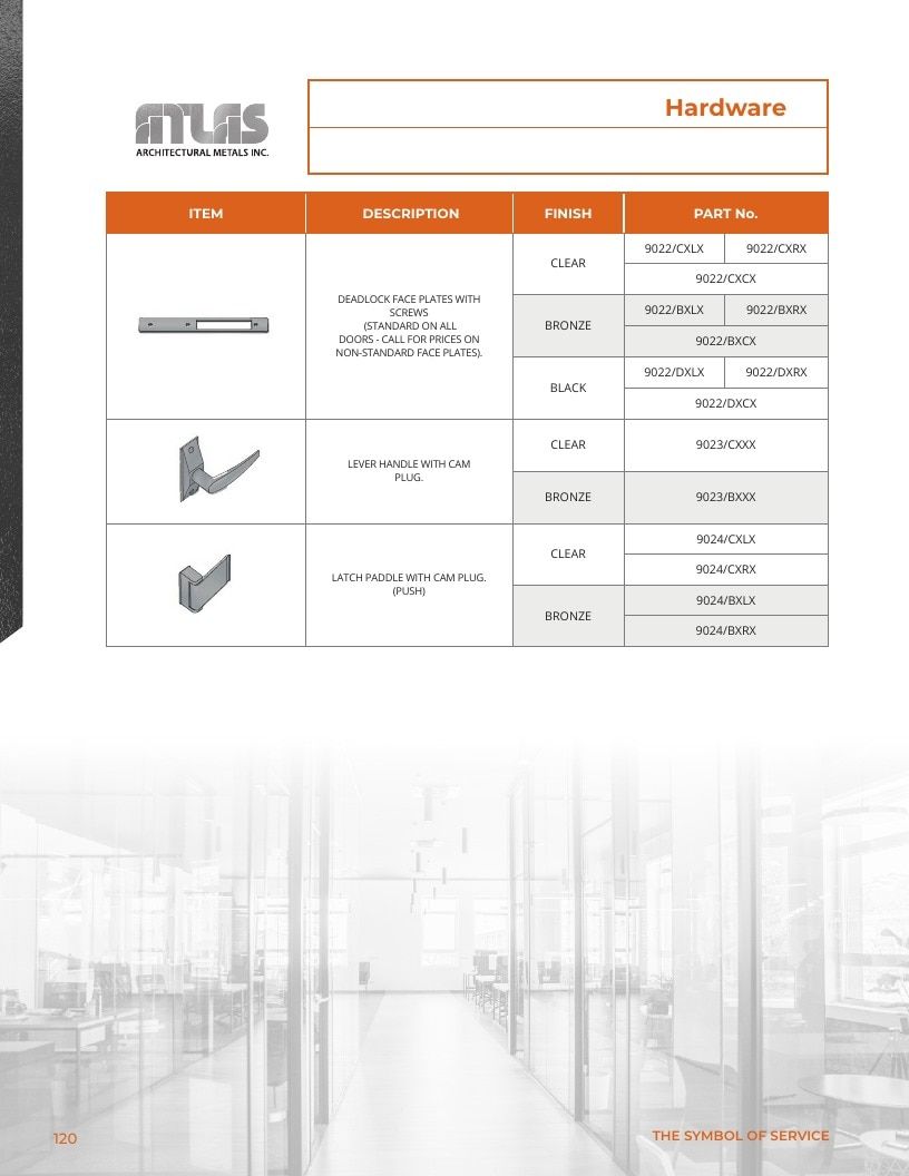 Atlas Architectural Metals Architectural Metals Catalog Weekly Ad January 1 - December 31, 2026