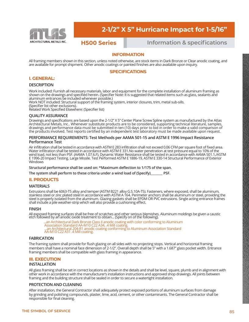 Atlas Architectural Metals Architectural Metals Catalog Weekly Ad January 1 - December 31, 2026