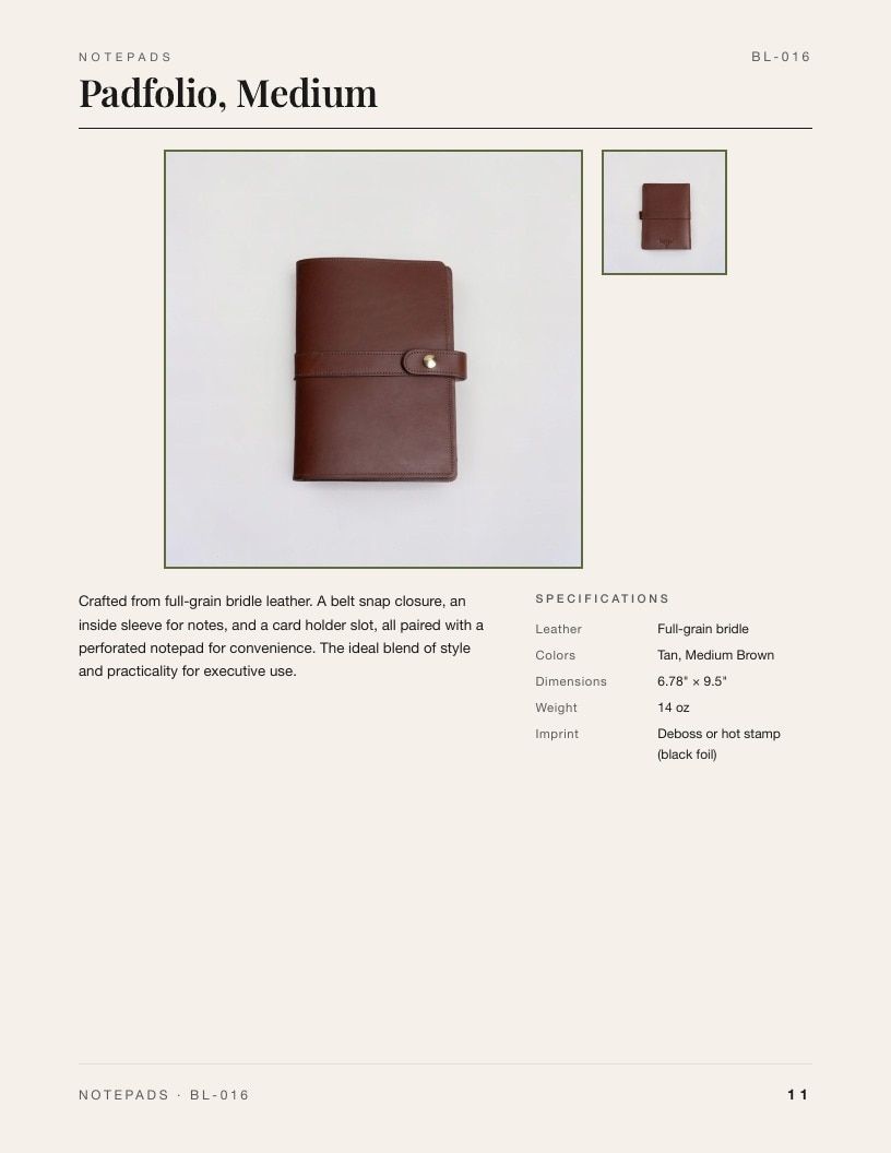 Bandera Leather Leather Goods Catalog Weekly Ad January 1 - December 31, 2026