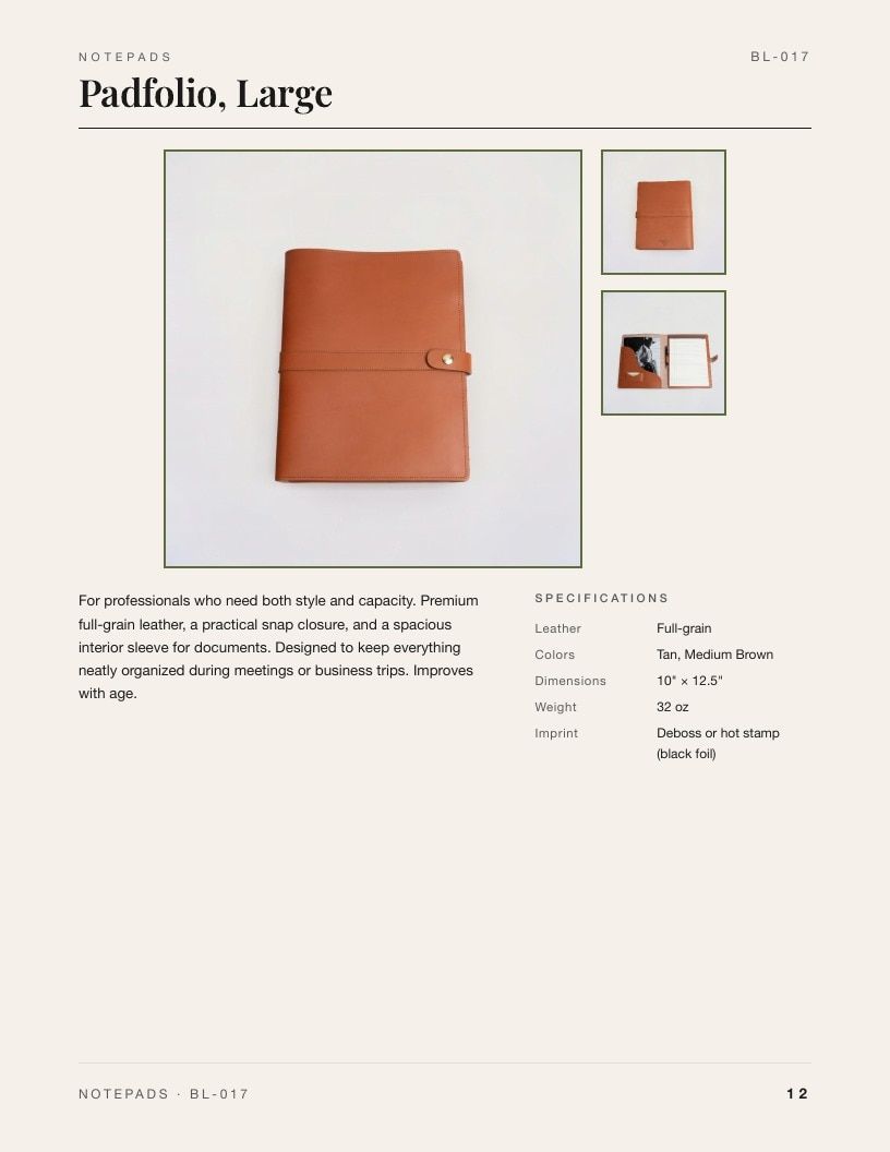 Bandera Leather Leather Goods Catalog Weekly Ad January 1 - December 31, 2026