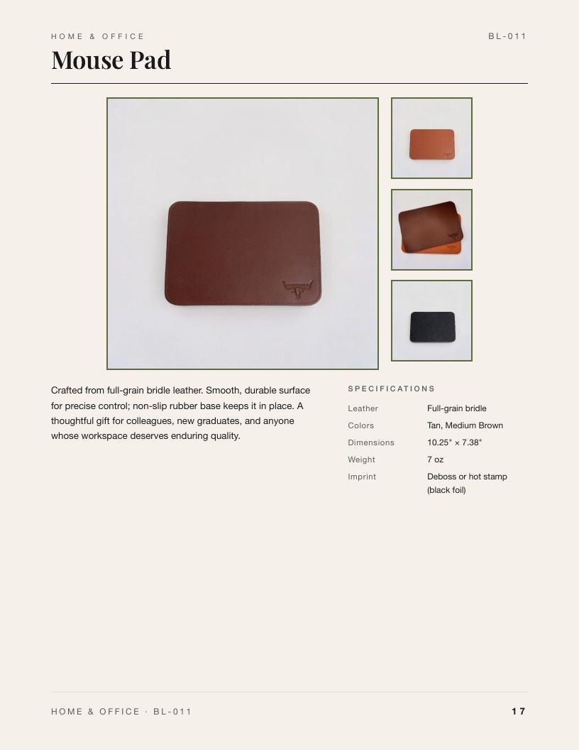 Bandera Leather Leather Goods Catalog Weekly Ad January 1 - December 31, 2026