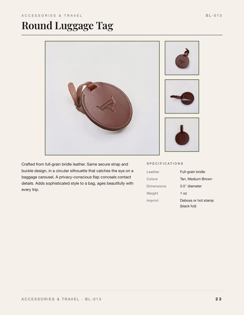 Bandera Leather Leather Goods Catalog Weekly Ad January 1 - December 31, 2026