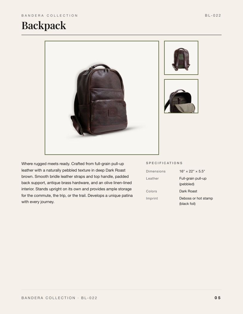 Bandera Leather Leather Goods Catalog Weekly Ad January 1 - December 31, 2026