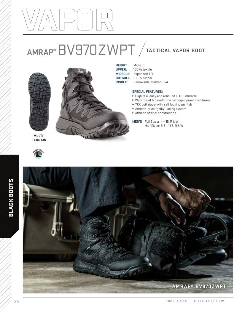 Belleville Boot Company Boot Catalog Weekly Ad January 1 - December 31, 2026
