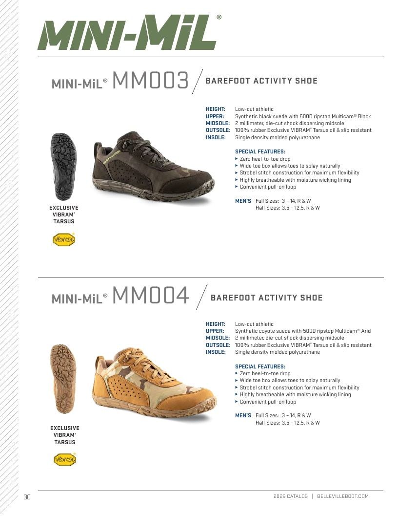 Belleville Boot Company Boot Catalog Weekly Ad January 1 - December 31, 2026