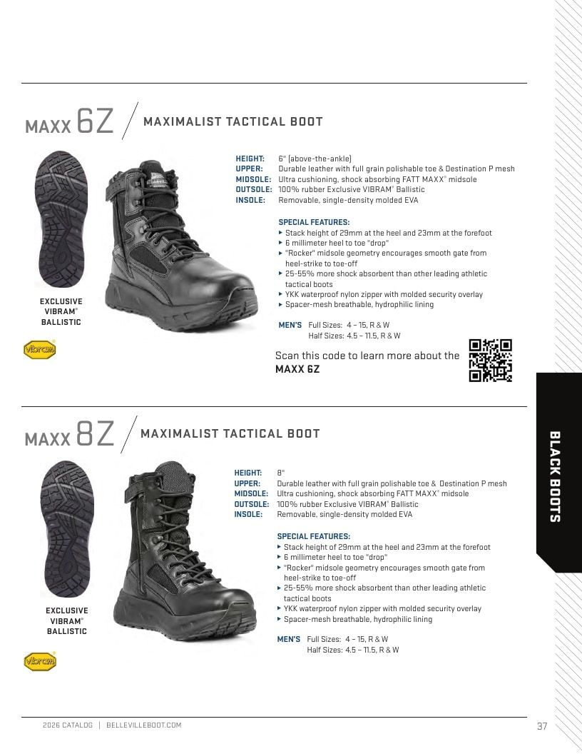 Belleville Boot Company Boot Catalog Weekly Ad January 1 - December 31, 2026