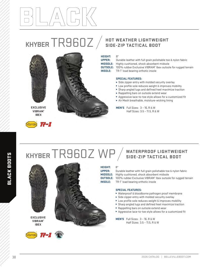 Belleville Boot Company Boot Catalog Weekly Ad January 1 - December 31, 2026