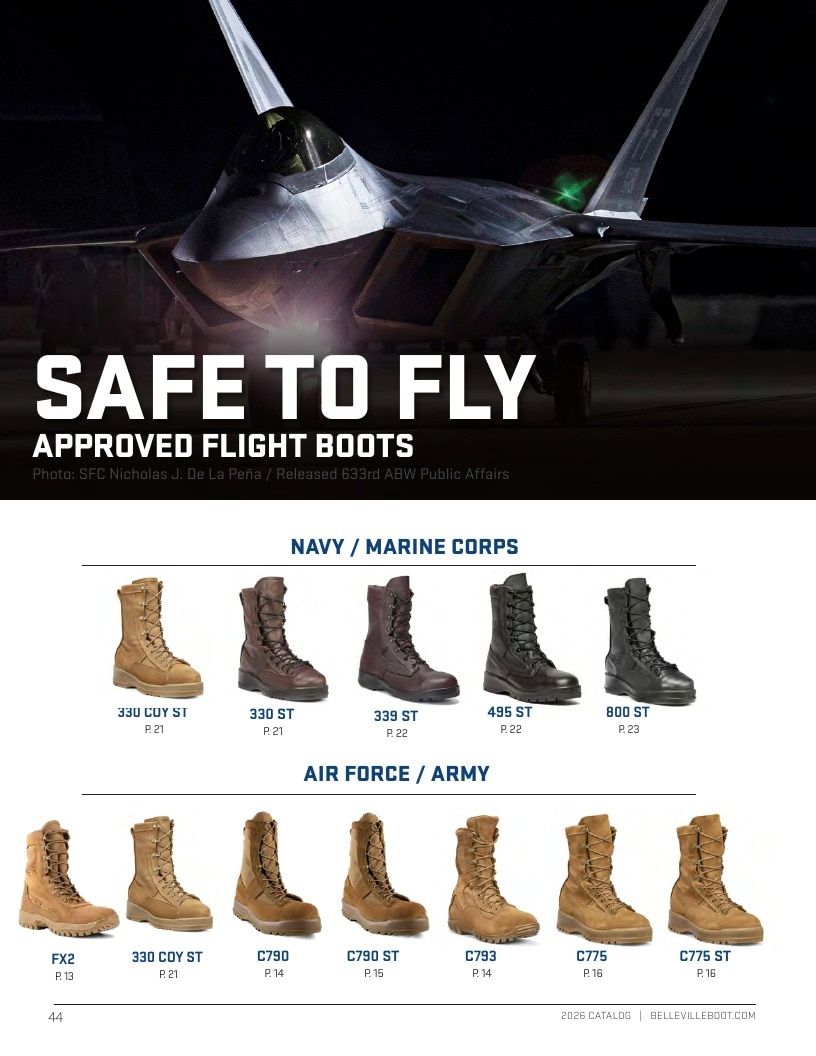 Belleville Boot Company Boot Catalog Weekly Ad January 1 - December 31, 2026