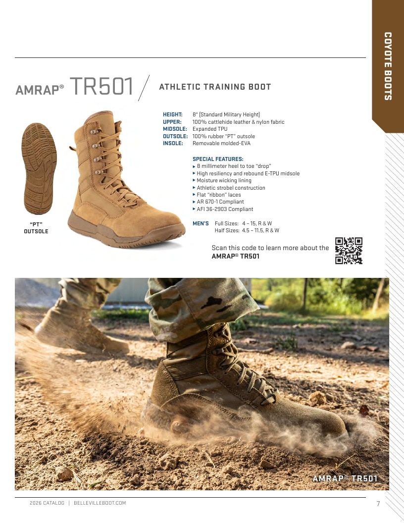 Belleville Boot Company Boot Catalog Weekly Ad January 1 - December 31, 2026