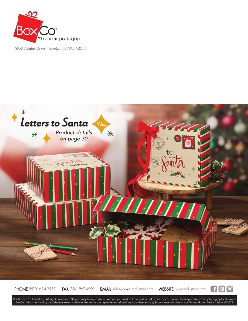 BoxCo Industries Holiday Packaging Catalog Weekly Ad January 1 - December 31, 2026