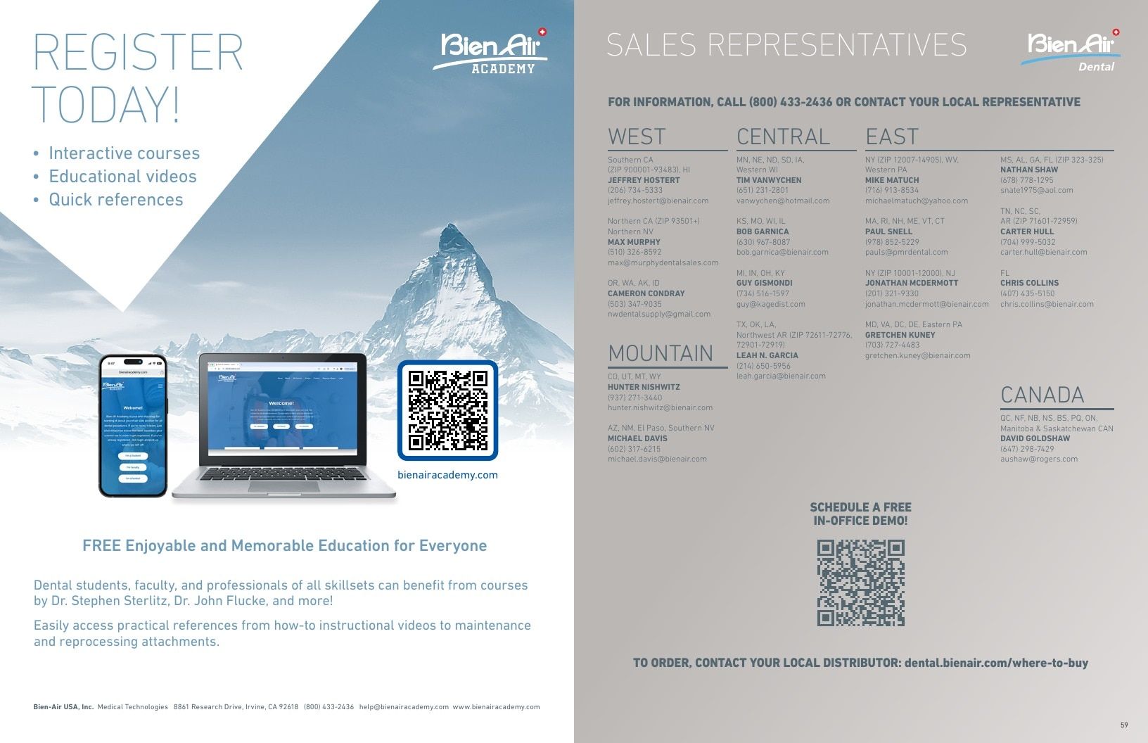 Bien-Air USA Dental Products Catalog Weekly Ad January 1 - December 31, 2026