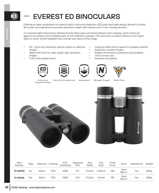 Bresser Product Catalog Weekly Ad January 1 - December 31, 2026
