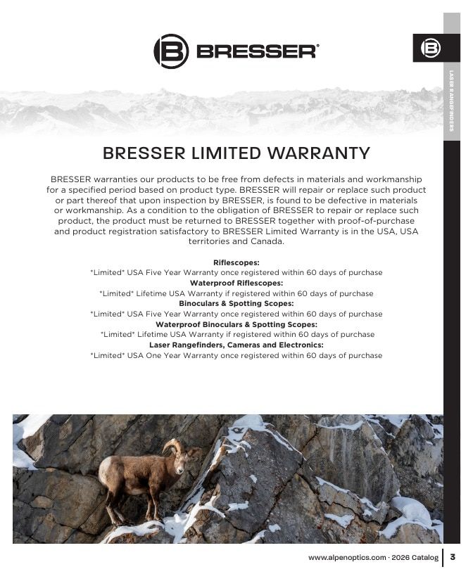 Bresser Product Catalog Weekly Ad January 1 - December 31, 2026