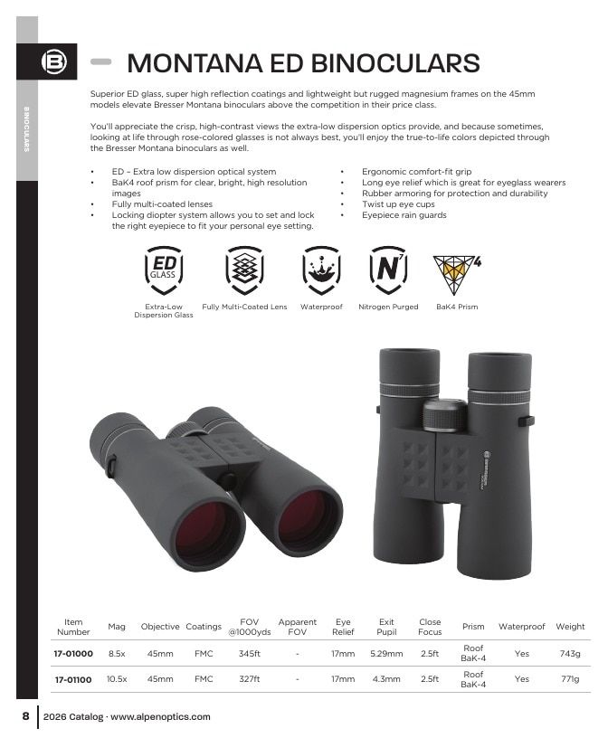 Bresser Product Catalog Weekly Ad January 1 - December 31, 2026