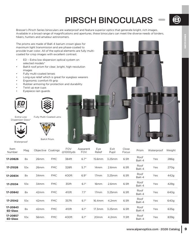 Bresser Product Catalog Weekly Ad January 1 - December 31, 2026