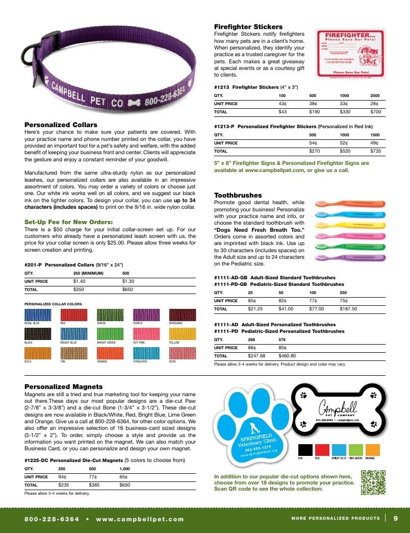 Campbell Pet Company Pet Products Catalog Weekly Ad January 1 - December 31, 2026