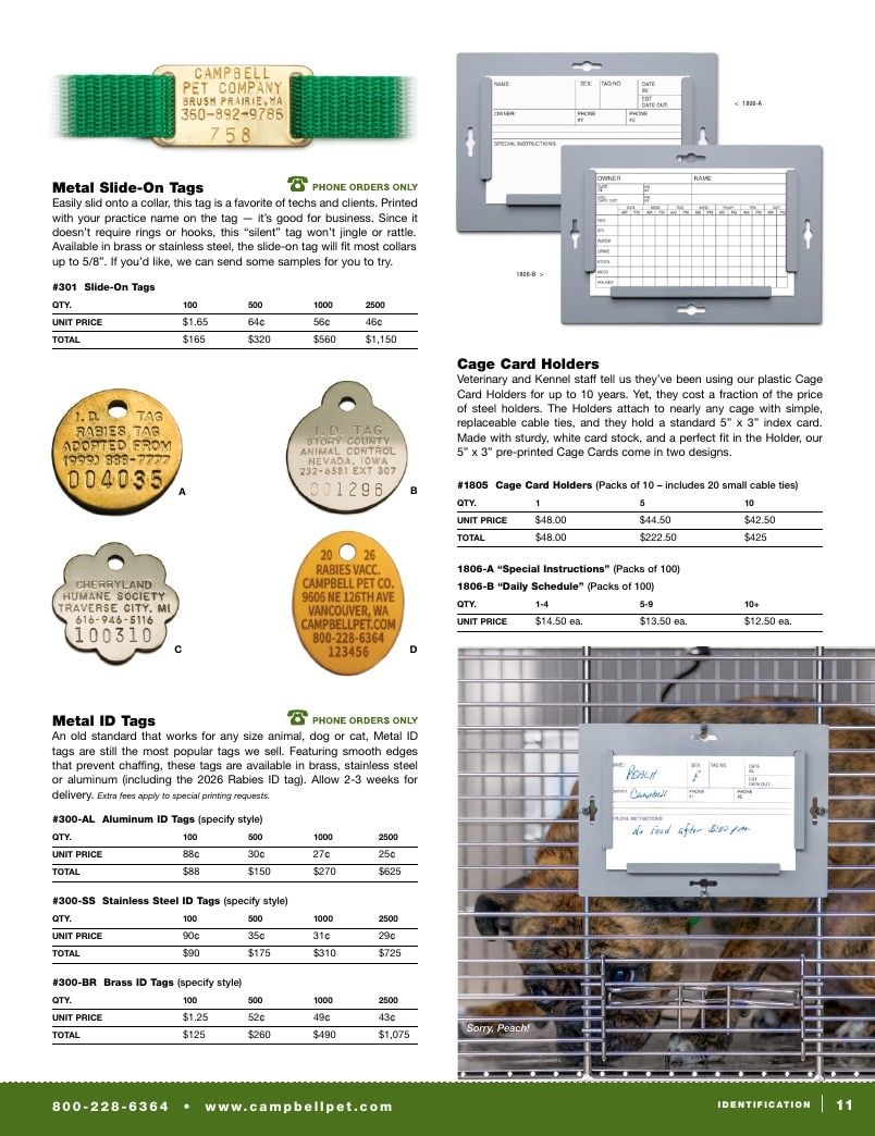 Campbell Pet Company Pet Products Catalog Weekly Ad January 1 - December 31, 2026
