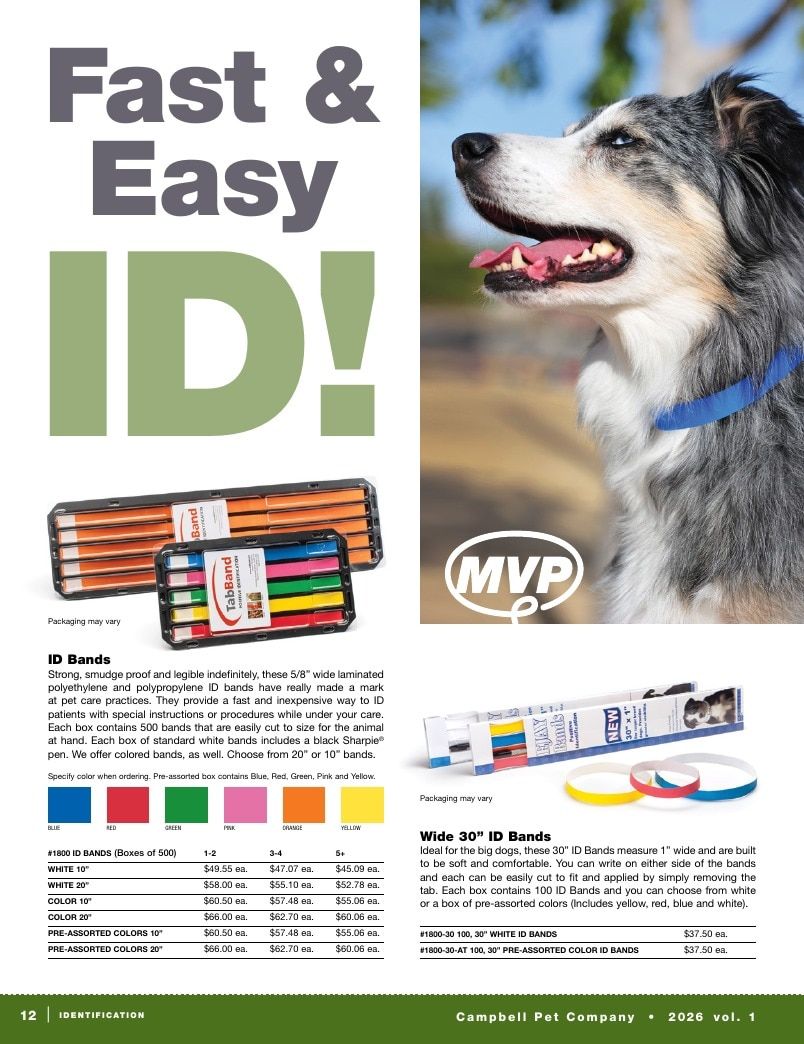 Campbell Pet Company Pet Products Catalog Weekly Ad January 1 - December 31, 2026