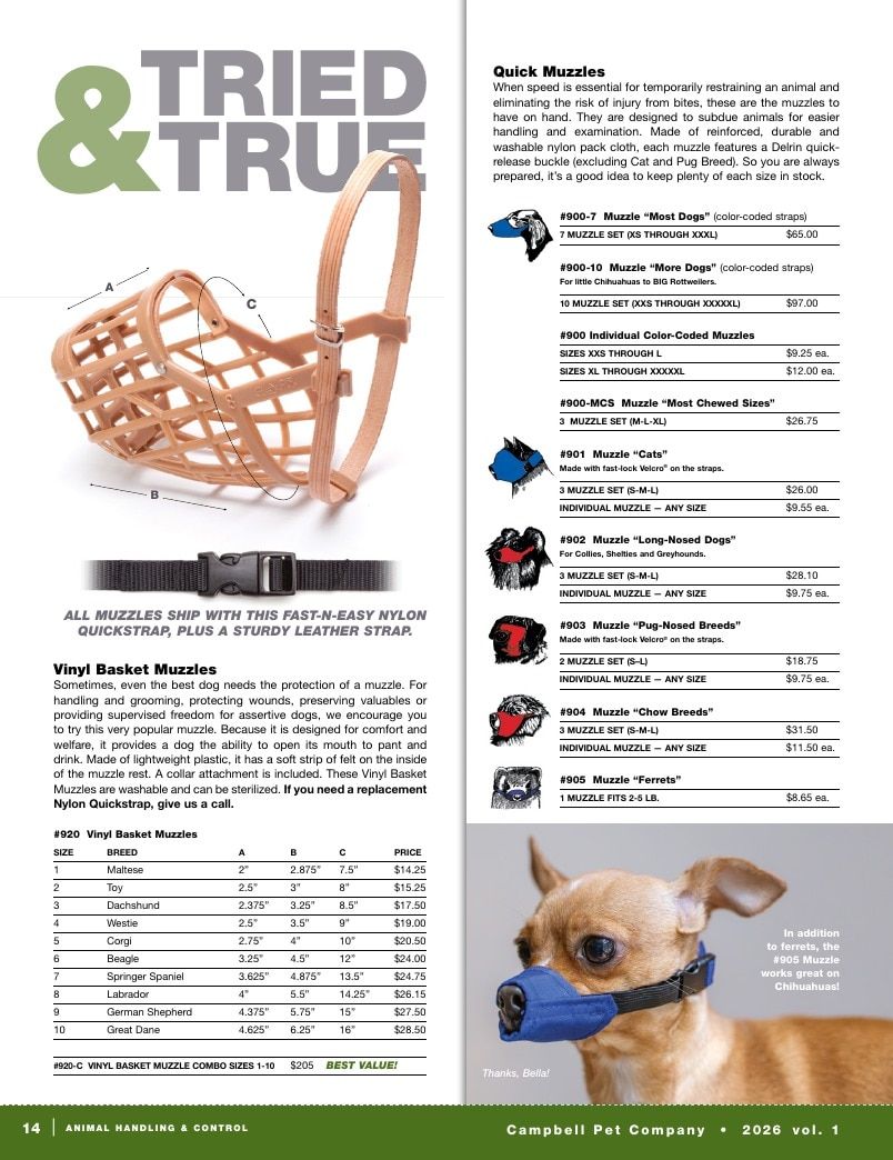 Campbell Pet Company Pet Products Catalog Weekly Ad January 1 - December 31, 2026