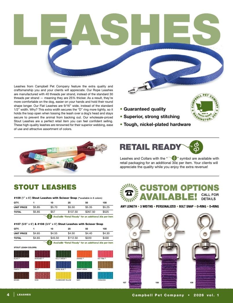Campbell Pet Company Pet Products Catalog Weekly Ad January 1 - December 31, 2026