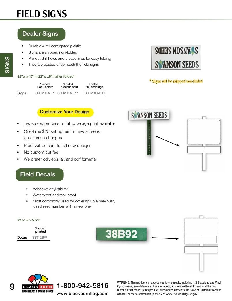 Blackburn Flag Flag and Hardware Catalog Weekly Ad January 1 - December 31, 2026
