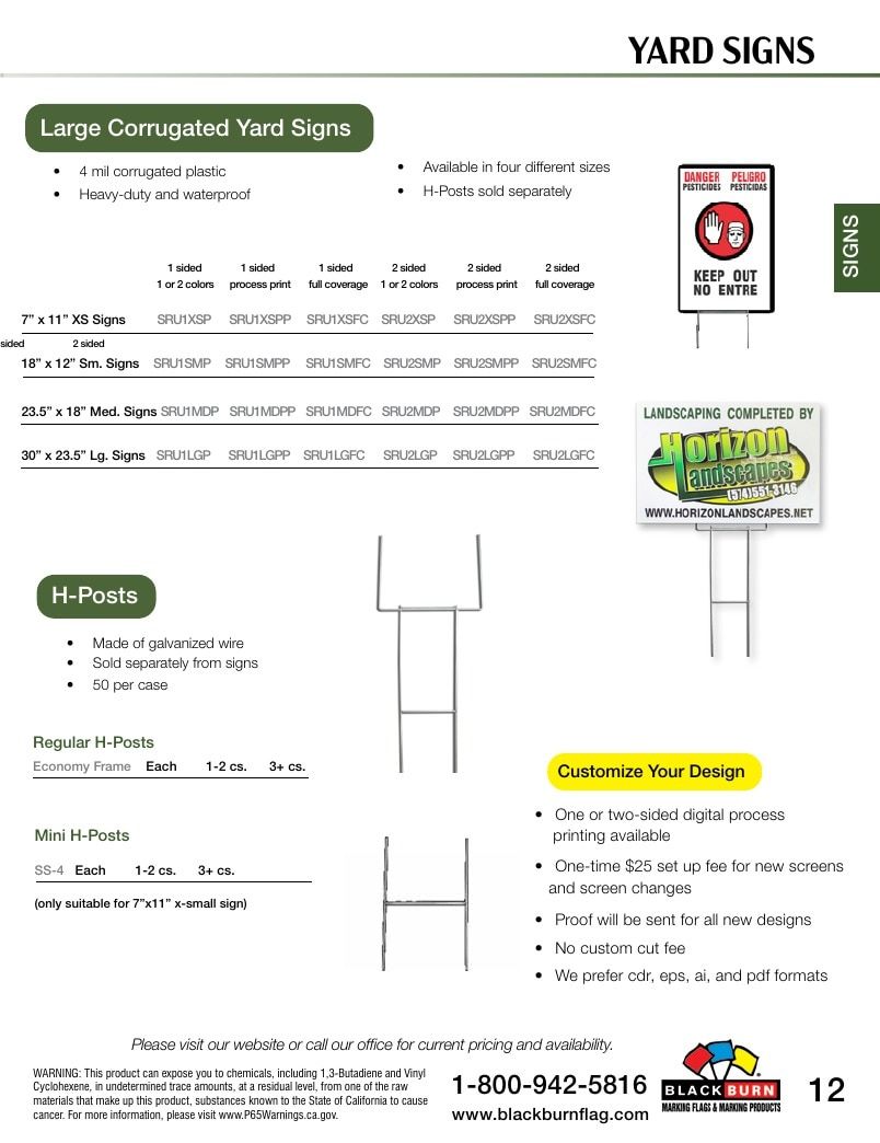 Blackburn Flag Flag and Hardware Catalog Weekly Ad January 1 - December 31, 2026