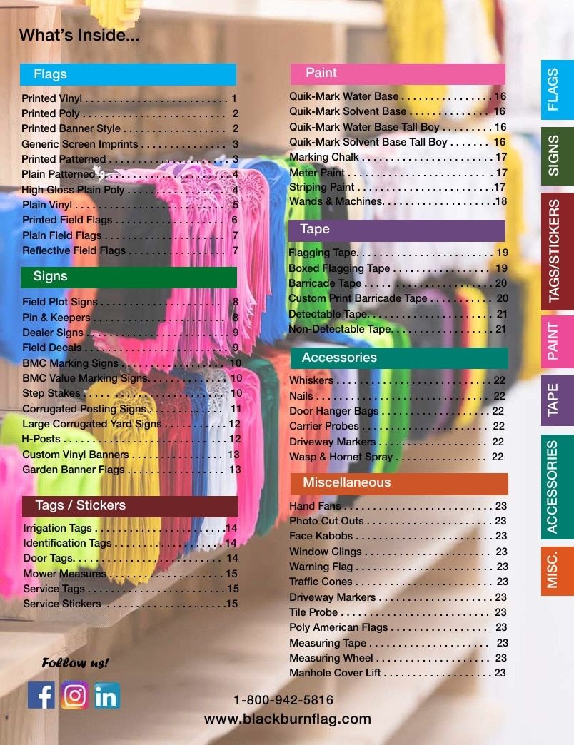 Blackburn Flag Flag and Hardware Catalog Weekly Ad January 1 - December 31, 2026
