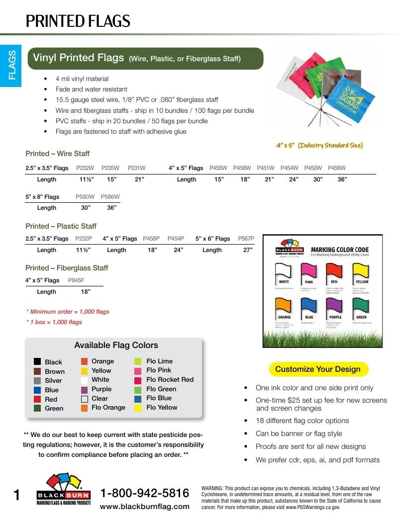 Blackburn Flag Flag and Hardware Catalog Weekly Ad January 1 - December 31, 2026