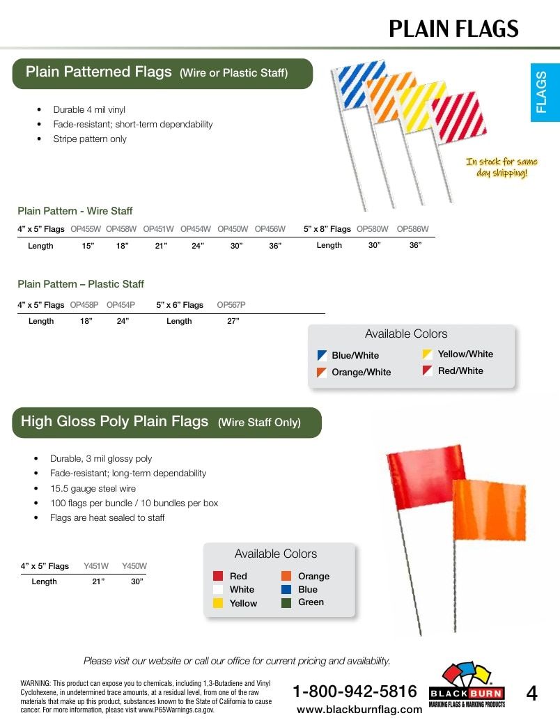 Blackburn Flag Flag and Hardware Catalog Weekly Ad January 1 - December 31, 2026