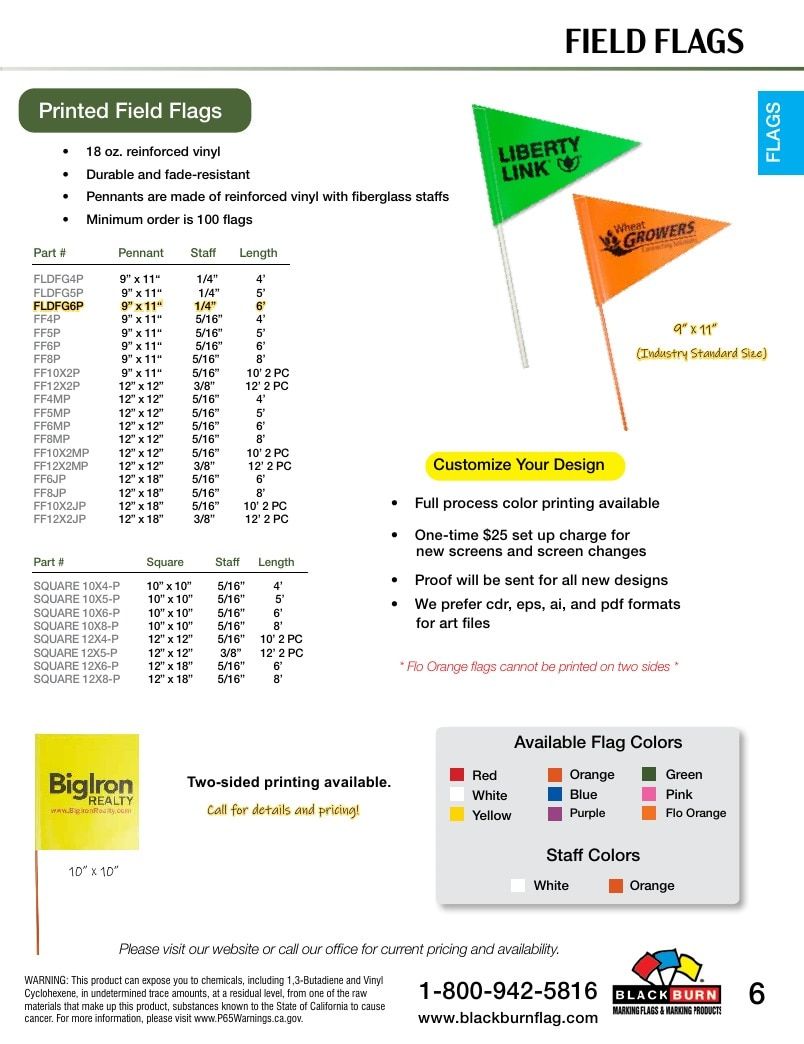 Blackburn Flag Flag and Hardware Catalog Weekly Ad January 1 - December 31, 2026