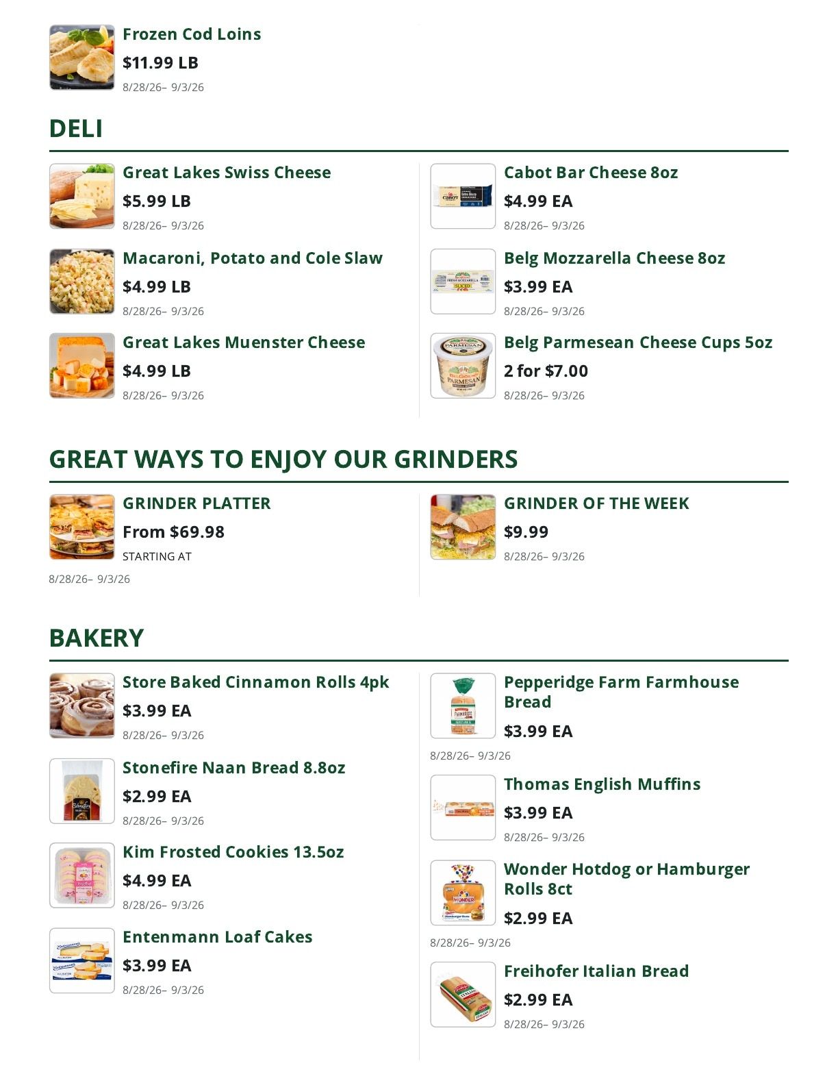Bob's Butcher & Basket Weekly Ad August 28 - September 3, 2026