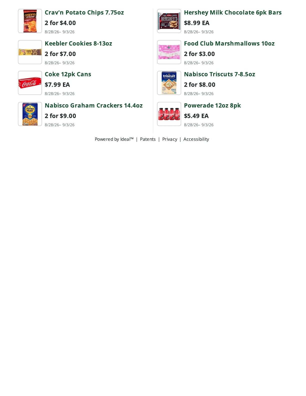Bob's Butcher & Basket Weekly Ad August 28 - September 3, 2026