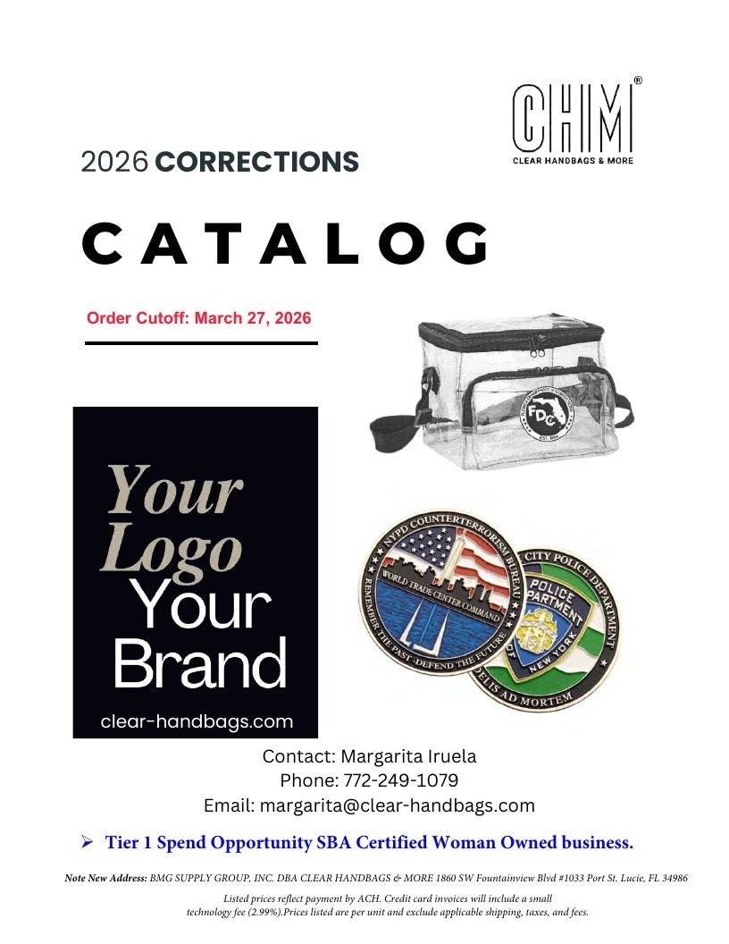 Clear Handbags & More Corrections Week Gifts Catalog Weekly Ad January 1 - December 31, 2026