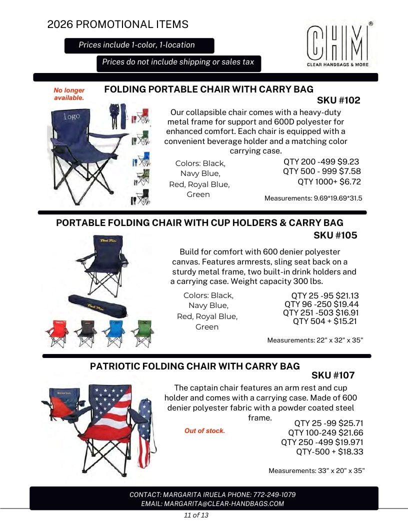 Clear Handbags & More Corrections Week Gifts Catalog Weekly Ad January 1 - December 31, 2026