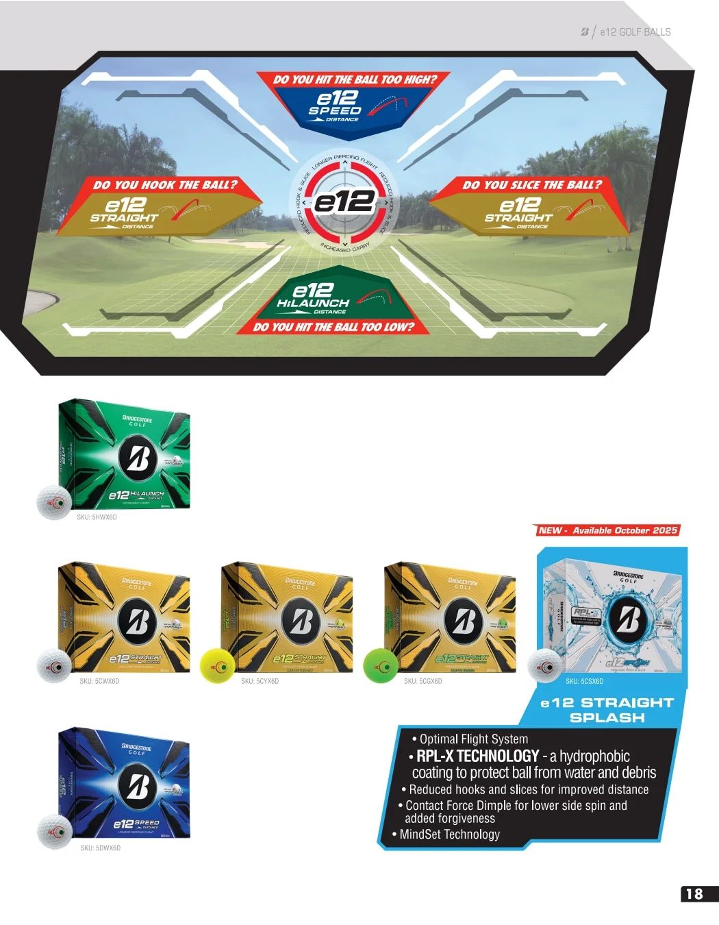 Bridgestone Golf Golf Product Catalog Weekly Ad January 1 - December 31, 2026