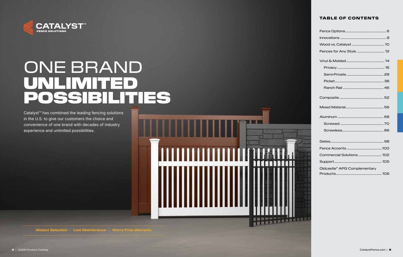 Catalyst Fence Fence Products Catalog Weekly Ad January 1 - December 31, 2026