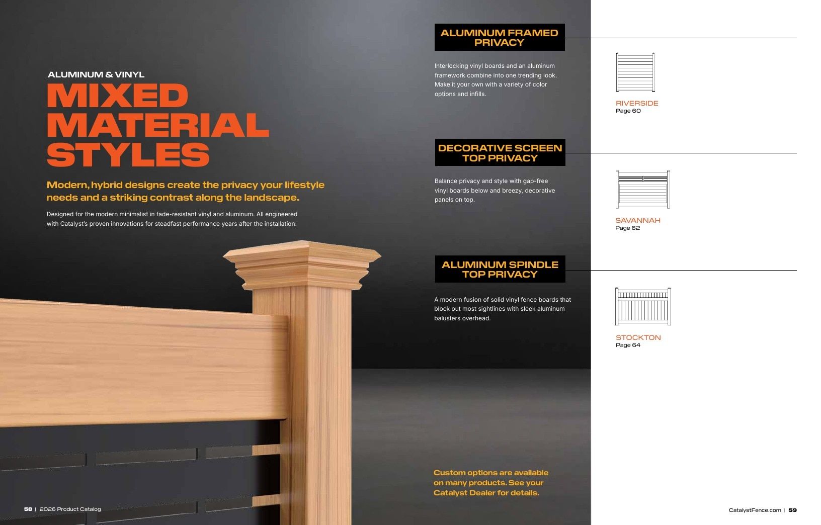 Catalyst Fence Fence Products Catalog Weekly Ad January 1 - December 31, 2026