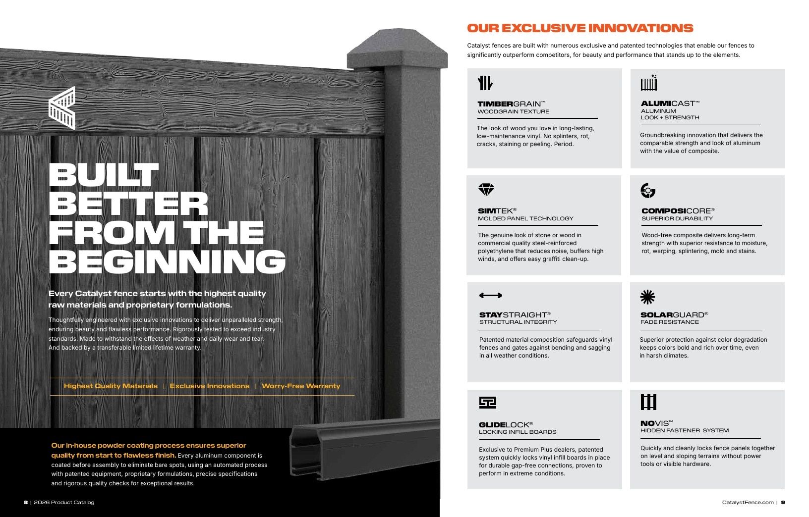 Catalyst Fence Fence Products Catalog Weekly Ad January 1 - December 31, 2026