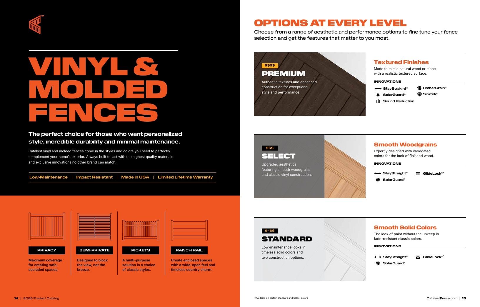 Catalyst Fence Fence Products Catalog Weekly Ad January 1 - December 31, 2026