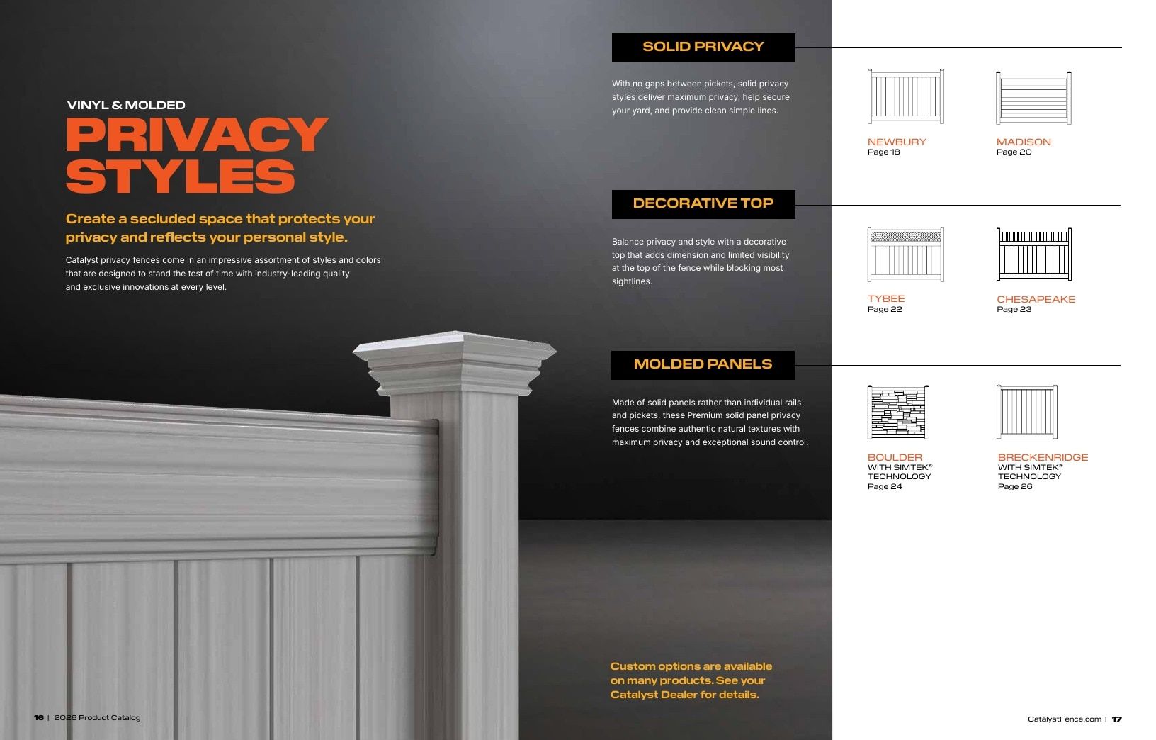 Catalyst Fence Fence Products Catalog Weekly Ad January 1 - December 31, 2026