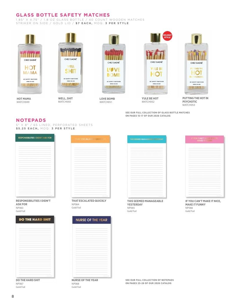 Chez Gagné Mid-Year Gift Catalog Weekly Ad January 1 - December 31, 2026