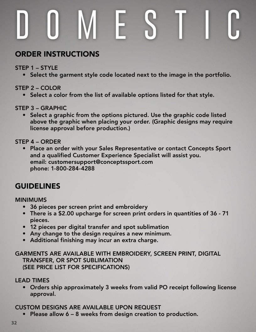 Concepts Sport Fall Apparel Catalog Weekly Ad July 1 - December 31, 2026