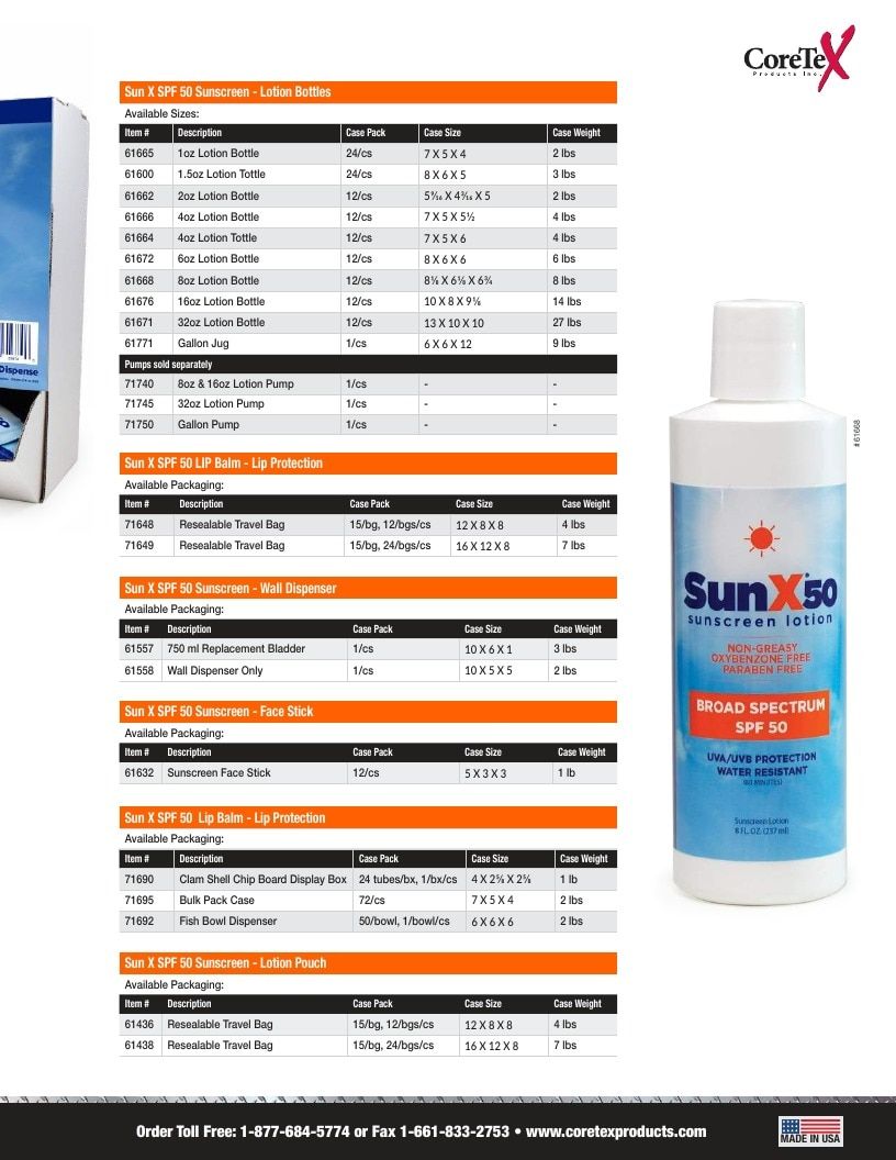 CoreTex Products Personal Care Product Catalog Weekly Ad January 1 - December 31, 2026