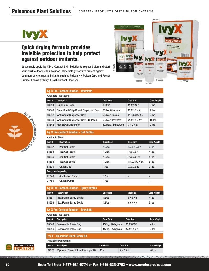 CoreTex Products Personal Care Product Catalog Weekly Ad January 1 - December 31, 2026