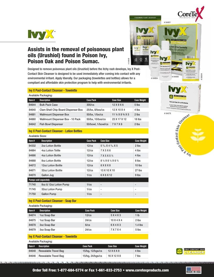 CoreTex Products Personal Care Product Catalog Weekly Ad January 1 - December 31, 2026