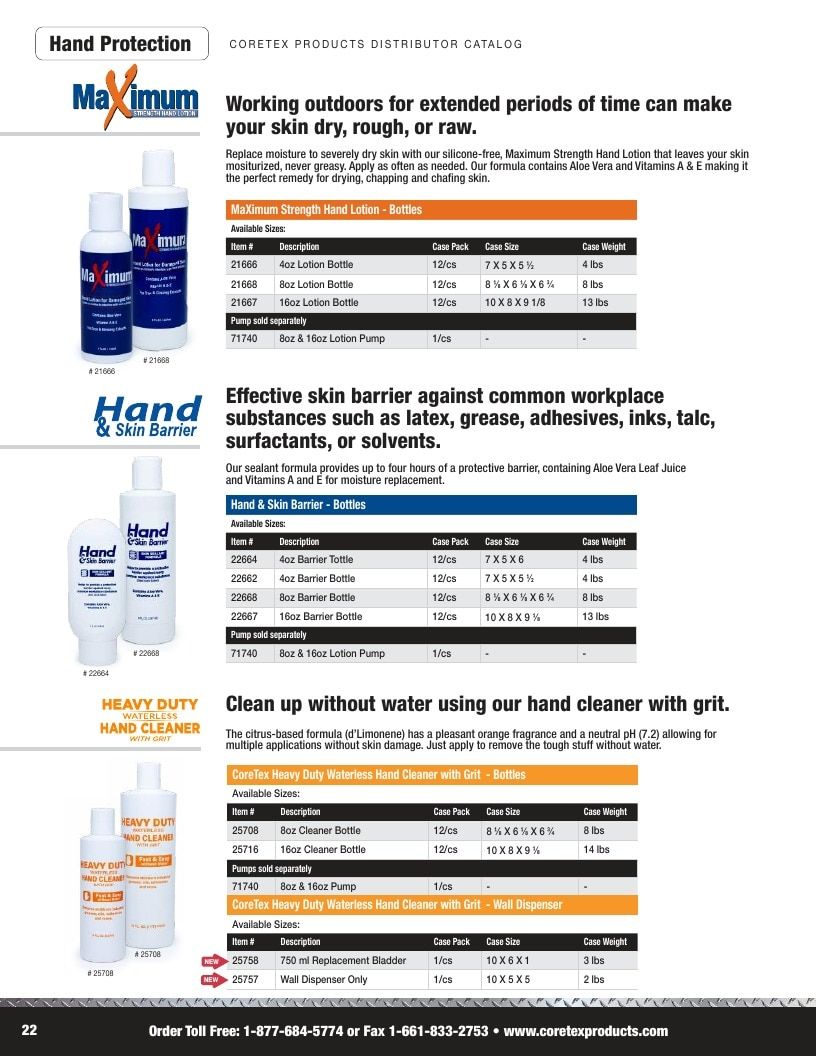 CoreTex Products Personal Care Product Catalog Weekly Ad January 1 - December 31, 2026
