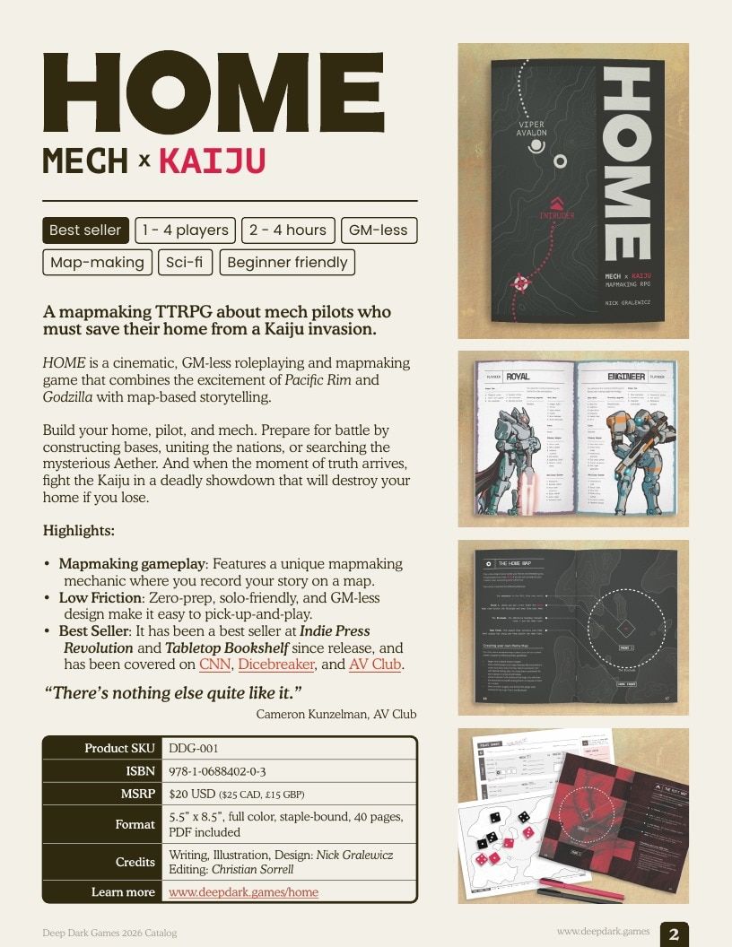 Deep Dark Games Games Catalog Weekly Ad January 1 - December 31, 2026