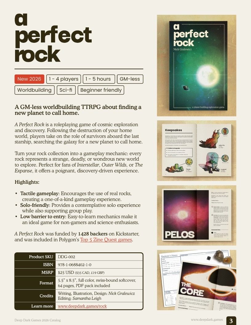 Deep Dark Games Games Catalog Weekly Ad January 1 - December 31, 2026
