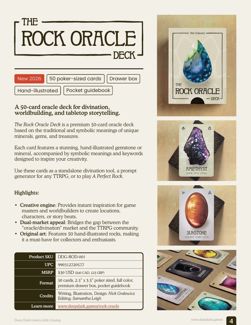 Deep Dark Games Games Catalog Weekly Ad January 1 - December 31, 2026